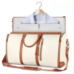 Luxury Foldable PU Leather Duffel Bag
