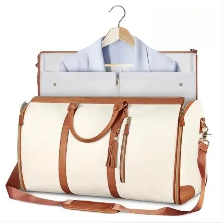 11 Luxury Foldable PU Leather Duffel Bag - Image 1